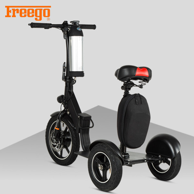 Xe tay ga có động cơ màu đen, Xe tay ga di động cho người già Tải trọng tối đa 100kg