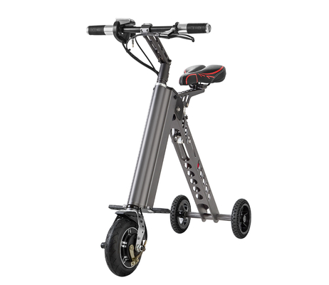 Xe đạp điện có thể gập lại 8 inch / Xe đạp gấp ba bánh với giảm xóc OEM