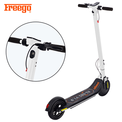 Chất liệu hợp kim Xe máy gấp dành cho người lớn, Xe máy đứng lên có động cơ 350W Phía trước động cơ