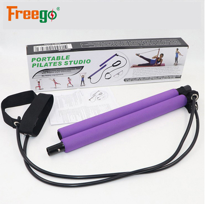 Trọng lượng nhẹ Thiết bị tập thể dục tại nhà Thép ống bọt Bao gồm Pilates Bar cho người lớn
