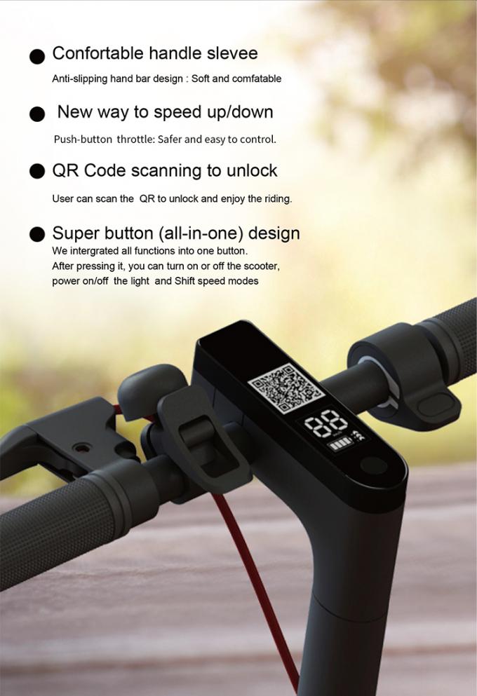 Xe tay ga e không chia sẻ 8,5 inch có chức năng theo dõi GPS Electric Kick Scooters